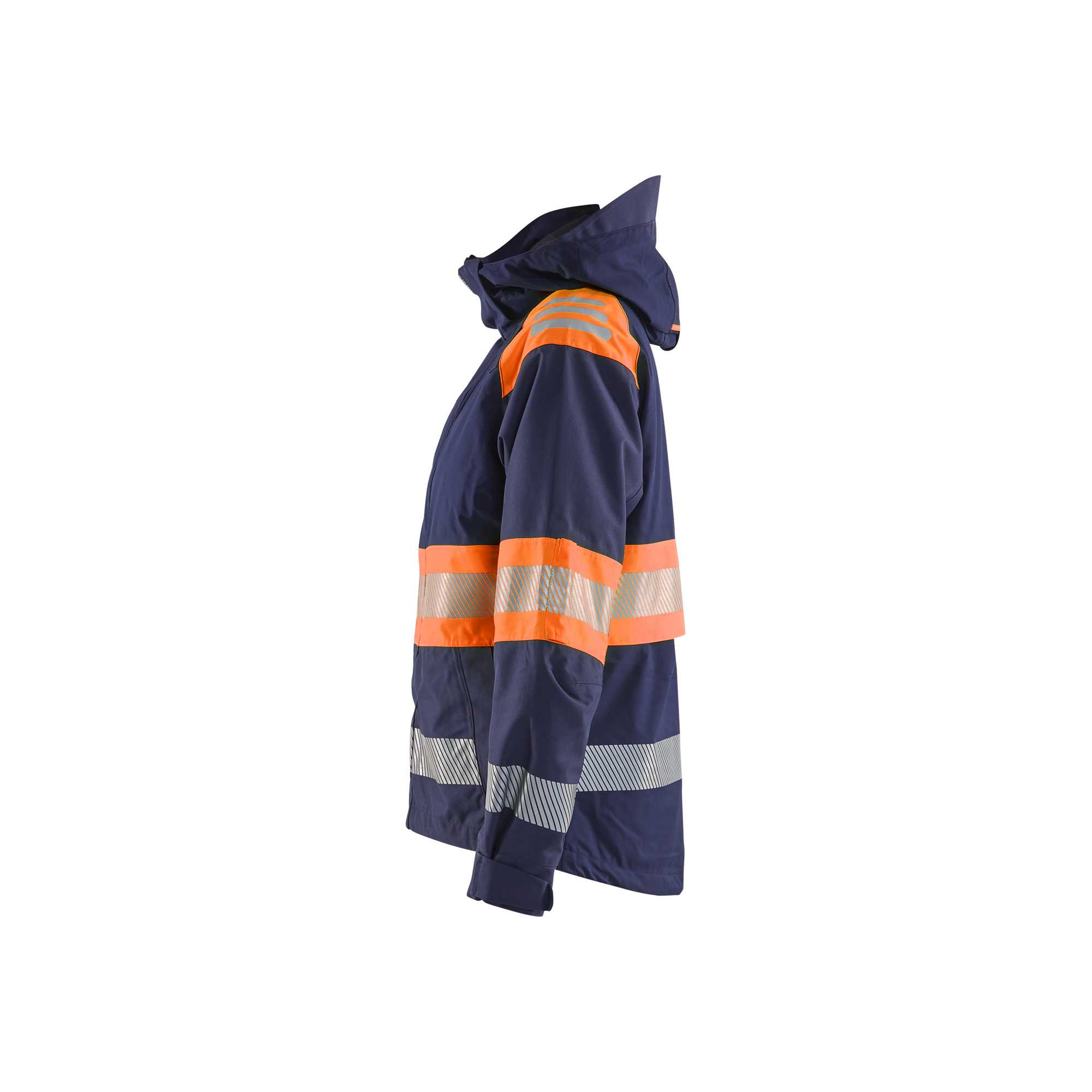 BLAKLADER 44301977 WOMEN’S HI VIS SHELL JACKET Hi Vis Reflective Shell Work Jacket WOMEN - Waterproof